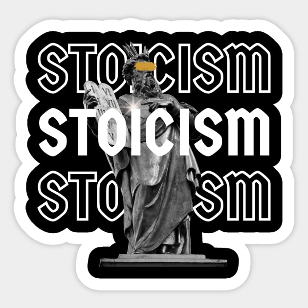 Stoicism-Marcus Aurelius Sticker by ZenFit